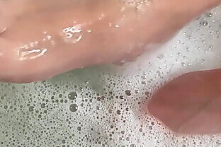 My wet body in bath