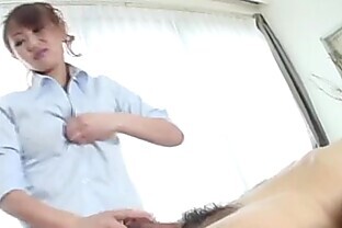 Massage goes nasty for big tits Japanese Anna Mizukawa poster