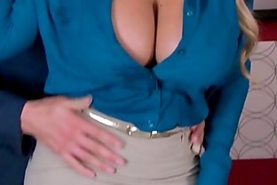 (Bridgette B) Big Huge Tits Office Girl Love Intercorse video-11 poster
