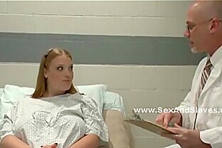 Patient with big tits bound with rope 4 min