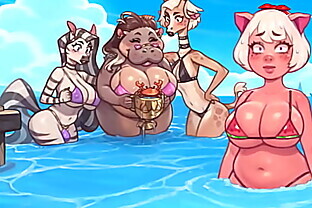 My Pig Princess [ Hentai Game PornPlay ]  princess exposing her cute anus to the public crowd to win the bikini contest