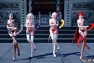 Big Tits 3D Hentai Dance poster