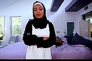 MuslimsFuck  -  Teen Maid In Hijab Gets Ready To Get Acquainted With My Cock poster