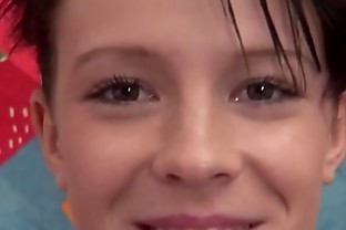 Gorgeous busty and skinny teen Hika oiled up and fucked good