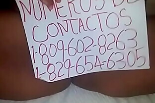 Dominicana masturbandose en primer plano