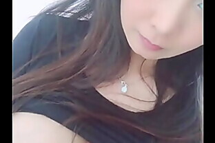 Pretty Petite Asian Woman Showing Off Her Tits (Tease)