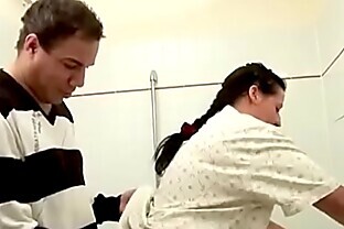 Daddy Caught Step-Daughter in Bathroom and Seduce her
