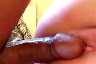 Big tits mature fucking toy dick