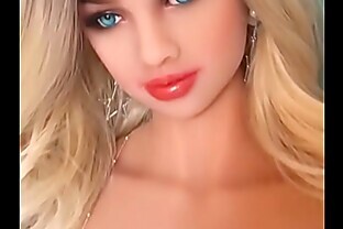 170cm sex doll (Alberta) with nice face & super huge boobs 3 min