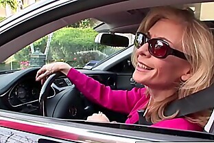 Busty blonde Nina Hartley gets fucked by a thick black cock 7 min