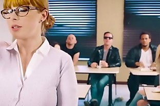 Brazzers - Big Tits at School -  The Substitute Slut scene starring Penny Pax and Jessy Jones poster