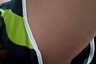My wife went to sleep and left me Horny like this
