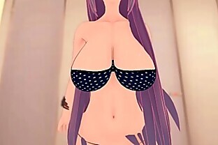 3D hentai 20 big tit students