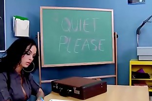 Big Tits at School - Ohhh! The Humanity! scene starring Angelina Valentine  Chris Strokes poster