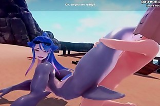 [1080p60fps]Monster Girl Island  Horny anime mermaid with big boobs blowjob and pussy creampie  My sexiest gameplay moments  Part #4 poster