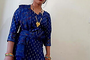 Hot indian desi village maid was painfull sex on dogy style in clear Hindi audio