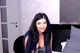 She flashes boobs like she's offline 3 min poster