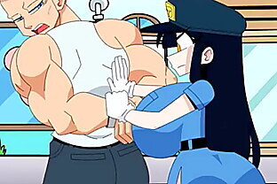 STOP! Busty Police Woman wants to punish the Thief - Gets Surprised ▶Cartoon Parody◀