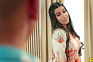 Fake Hostel - Hot PAKISTANI heiress is GAGGING for European COCK