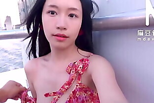 ModelMedia Asia - Enjoy the thrill of exposing your big tits and horny pussy in the open air!