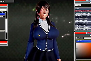 Honey Select character creation but with a more fitting song poster