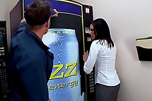 Brazzers - Big Tits at Work - Fucking the Vending Machine Dude scene starring Juelz Ventura and John poster