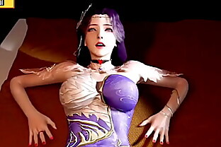 Hentai 3D (ep83)- Deep purple princess get cumshot