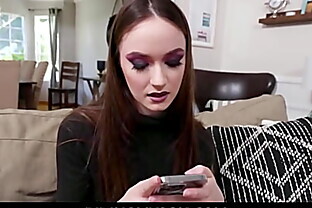 RidingMySon - Big tits teen with hairy pussy lets this stud fucks her hard and rough for money