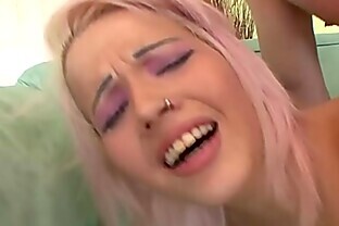 RealEmoExposed - Pink-haired teen is amazing for her first time infront of a cam