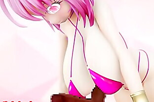 3d hentai tits rub poster
