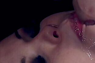 Beautiful slut in Master's dungeon. Part 3. Her Master plows her cunt, with his big dick.