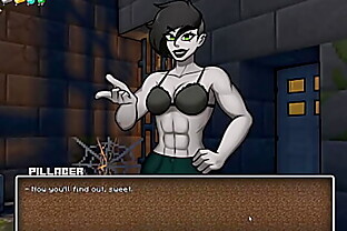 HornyCraft [Minecraft Parody Hentai game PornPlay ]  turn into sex by a muscular femdom pillager