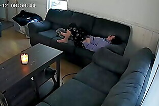 Hubbys away so the wife will play hidden cam