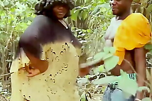 BBW BIG BOOBS AFRICAN CHEATING WIFE FUCK VILLAGE FARMER IN THE BUSH - 4K HAEDCORE DOGGY SEX STYLE poster