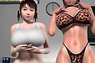 3D Hot Hentai Nurse with big tits fuck poster