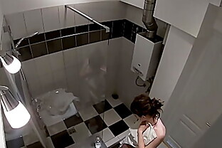 HIDDEN CAM - Spying my step sister in the shower poster