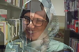 Mia Khalifa Takes Off Hijab and Clothes in Library (mk13825) poster